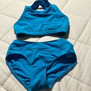 GUC Blue dance two piece set. Size LC .